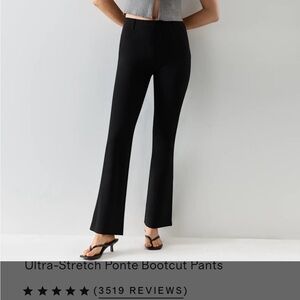 Quince Classic Black Trousers
